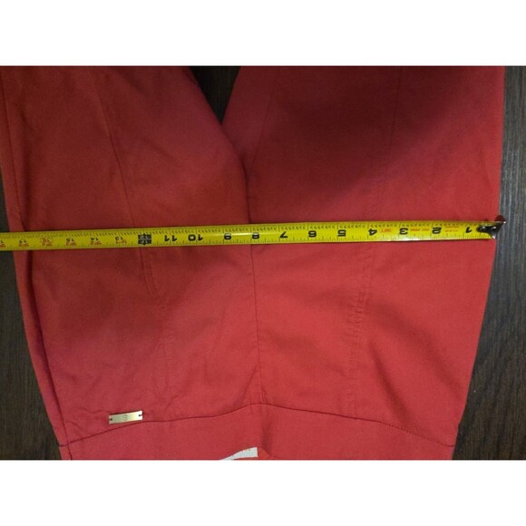 Tory Burch Red Pepper 'Callie' Size 0 Slim Fit Ankle Pants Trousers - Picture 6 of 9